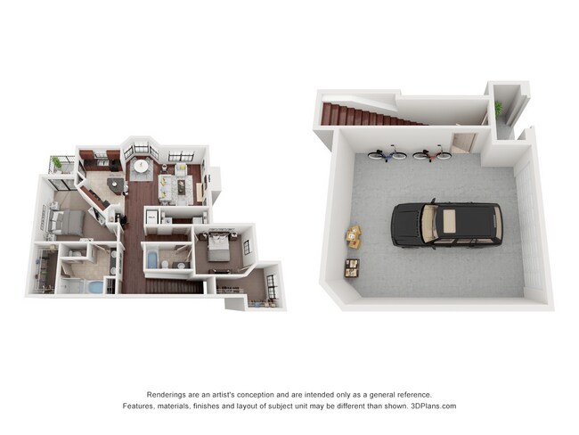 B6 - Attached Garage 1421 floor plan